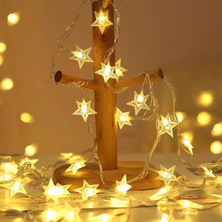 LED Lumières d'étoiles en chapelet Décoration de fête BP1692