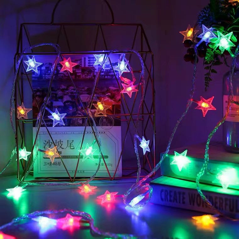 LED Lumières d'étoiles en chapelet Décoration de fête BP1692