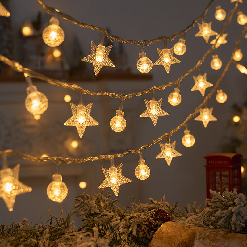 LED Lumières d'étoiles en chapelet Décoration de fête BP1692