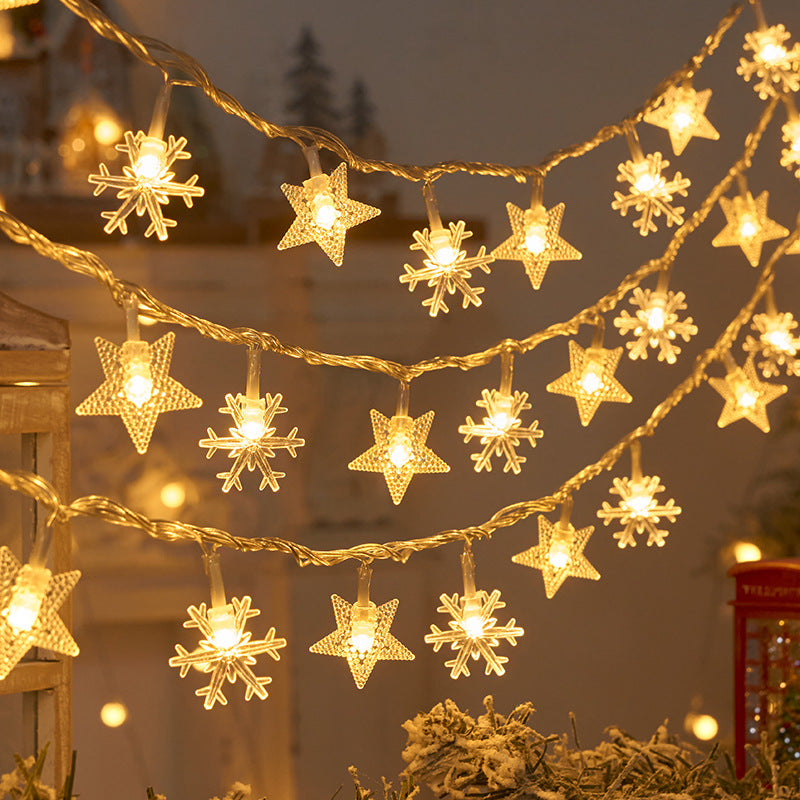 LED Lumières d'étoiles en chapelet Décoration de fête BP1692