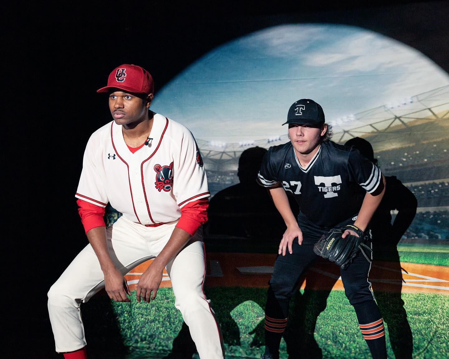 Toile de fond de Terrain de baseball Photo Booth G-311