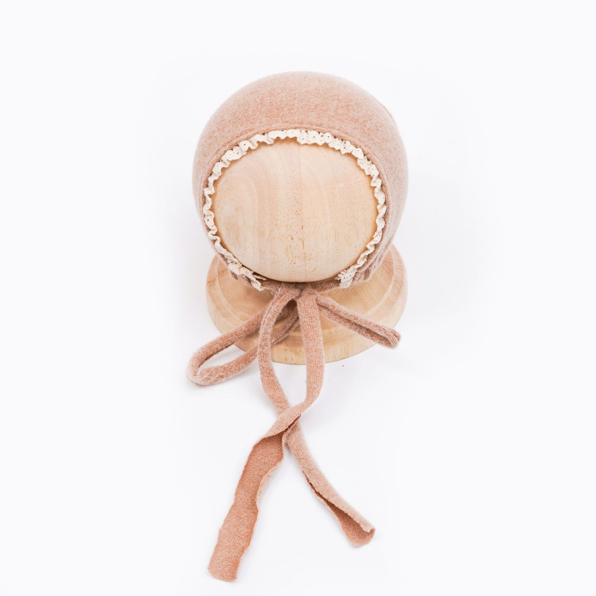 Bandeau en dentelle de couleur unie de photographie pour nouveau-né CL9