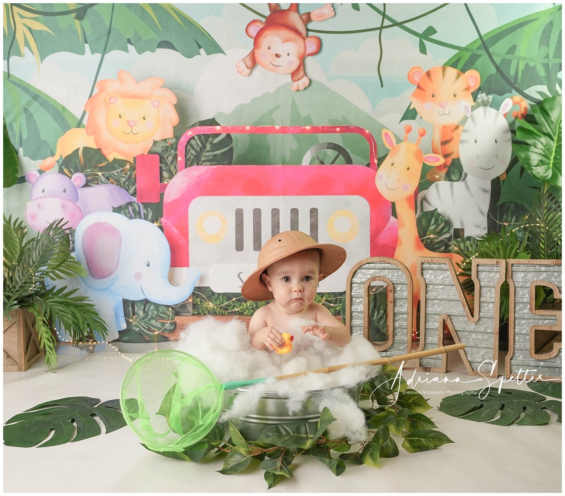 Fond photo pour enfants Safari Jungle Aventure Fonds pour enfants MRR10-50