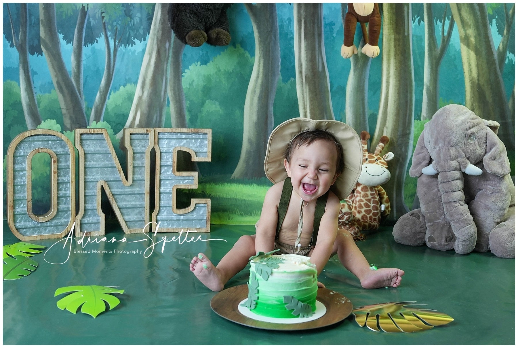 Fond pour nouveau-nés Forêt enchantée Arbres Fond photo pour enfants MRR10-24