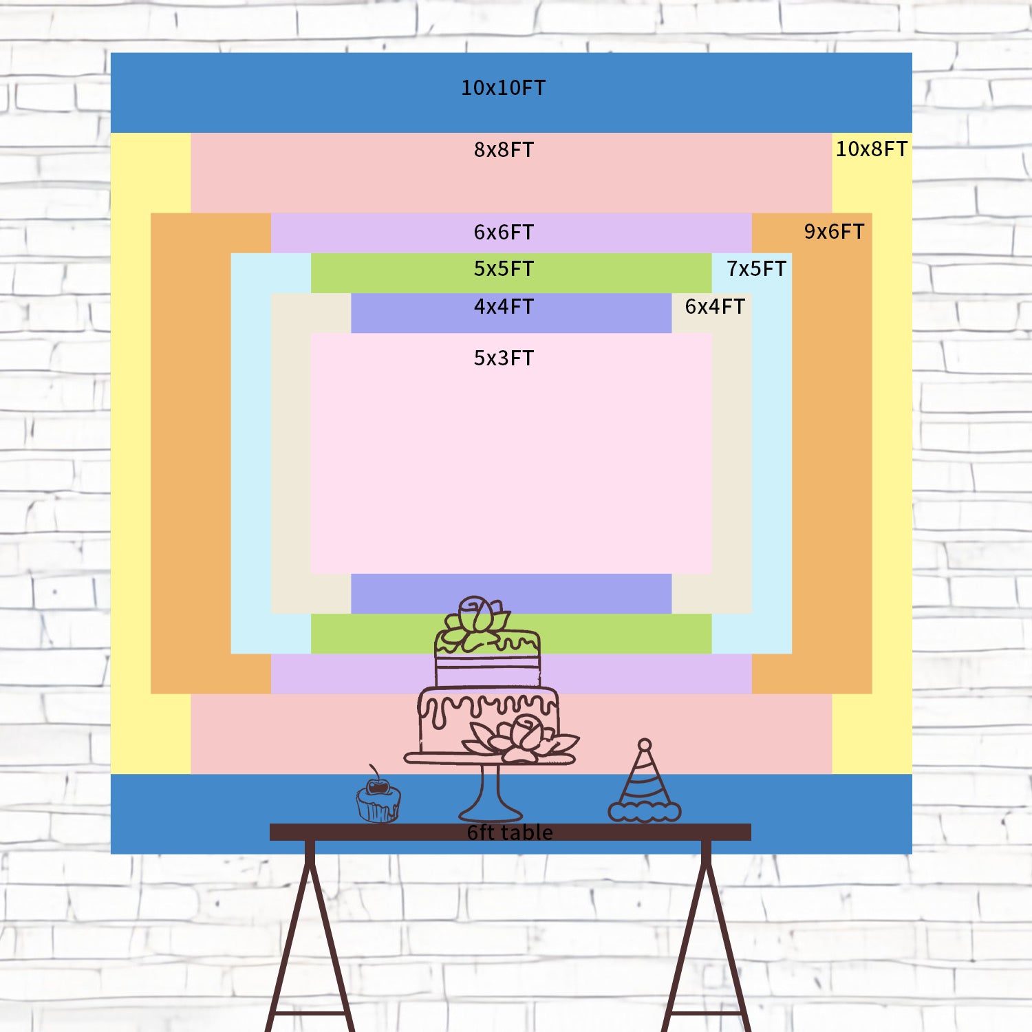 Toile de fond Pâques Lapin Tulipes Célébration Personnalisée CSH3-235