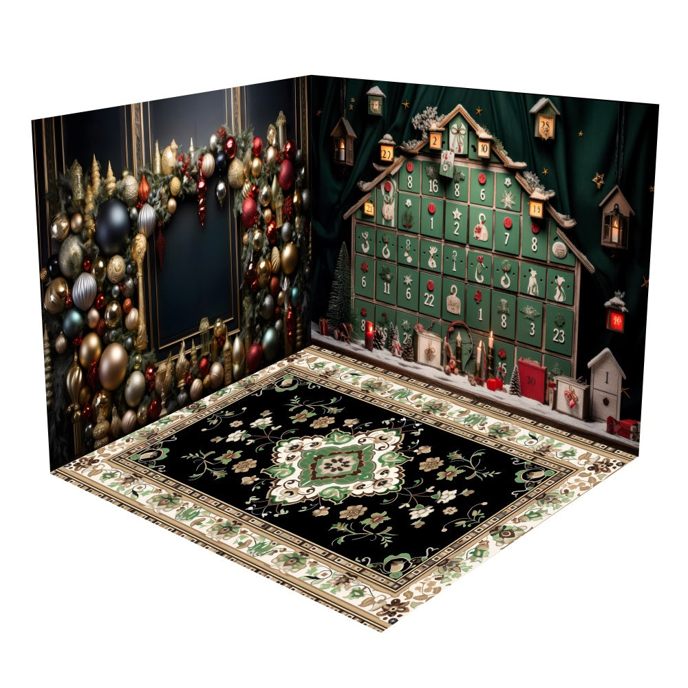 Ensemble de Salle Avent Décorations de Noël BRP10-447