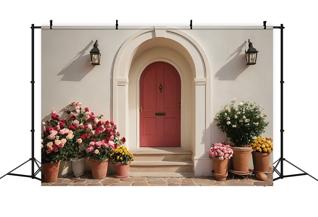 Toile de fond Saint-Valentin Porte Fleurs Paniers Vibrants BRP11-394