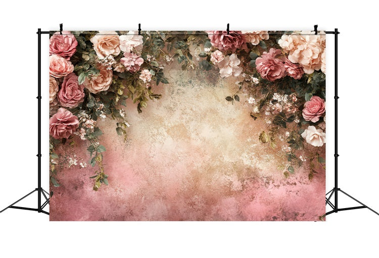 Toile de fond Vintage Décor Floral Mur BRP11-562