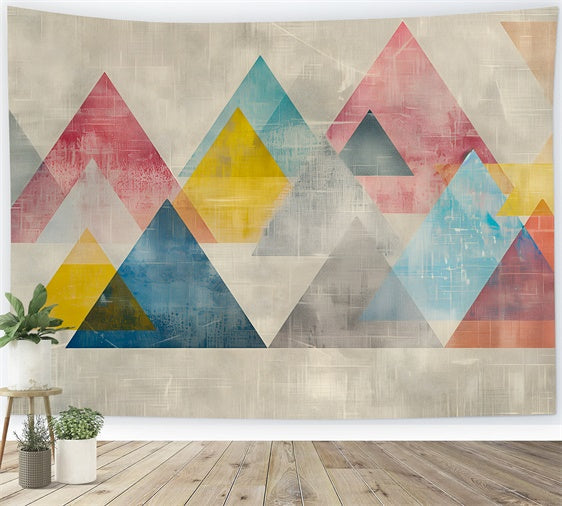 Toile de fond Graffiti Design Géométrique Coloré BRP12-155