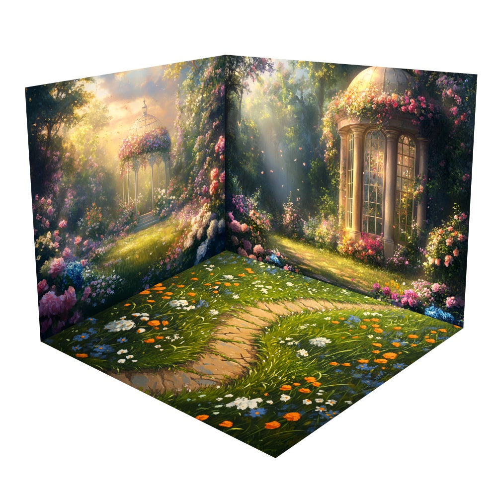 Ensemble de Salle Chemin Romantique Prairie Ensoleillée BRP2-15