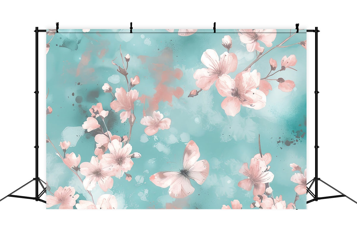 Fond Photo Fleurs Aquarelle Rêveuse Florale BRP2-62