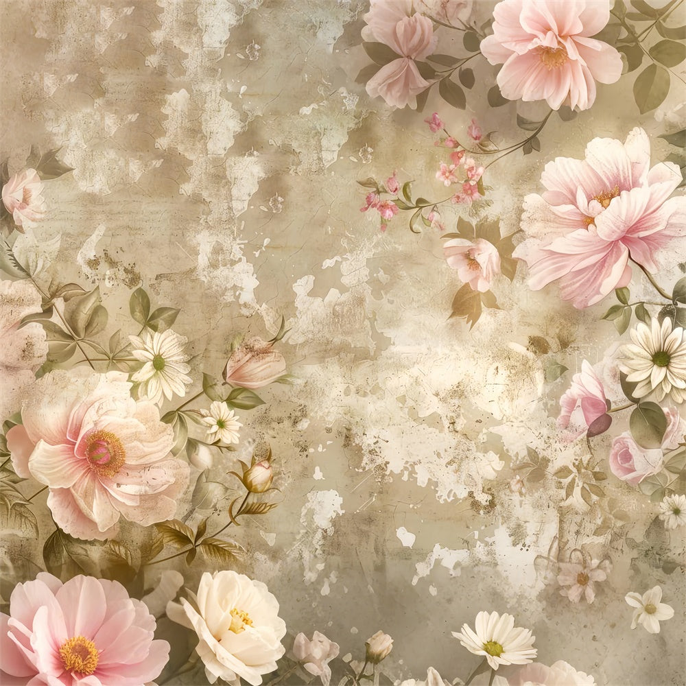 Fond Photo Fleur Rose Vintage Intemporelle Photography BRP2-71