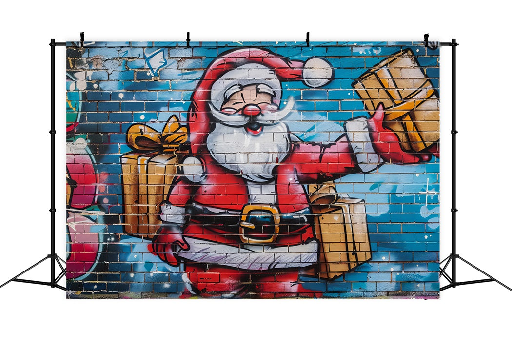 Toile de Fond Mur Artistique de Noël BRP8-148