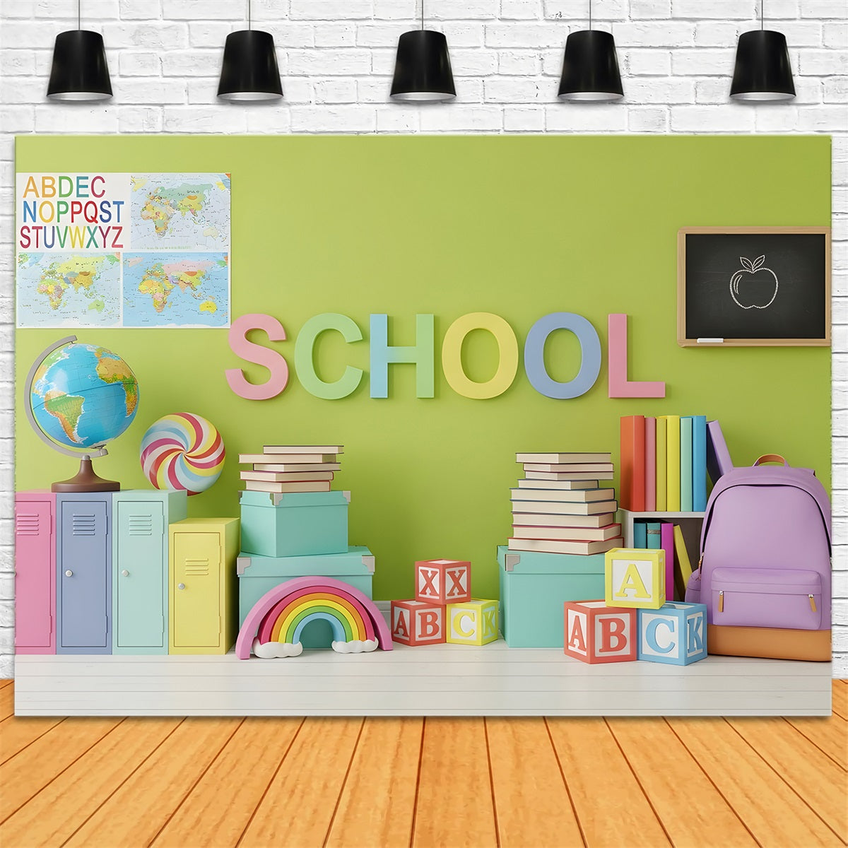 Fond Photo Ecole Fournitures Scolaires Colorées Par Magali