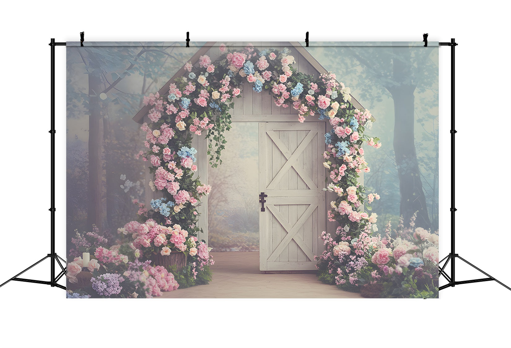 Toile de fond Fête des Mères Cottage Floral Enchanté Par Magali