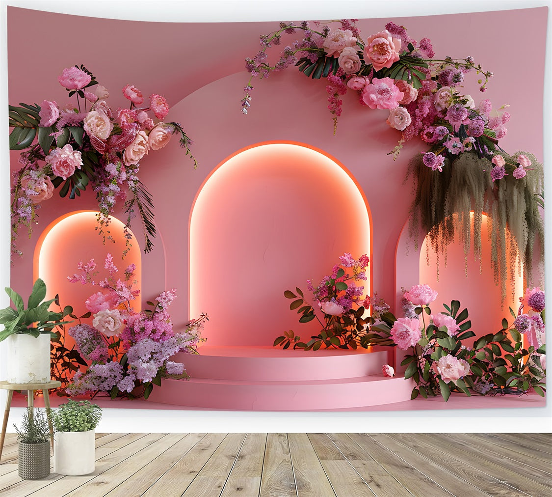 Toile de fond Photo Fête des Mères Jardin Luxuriant Pivoines Par Magali