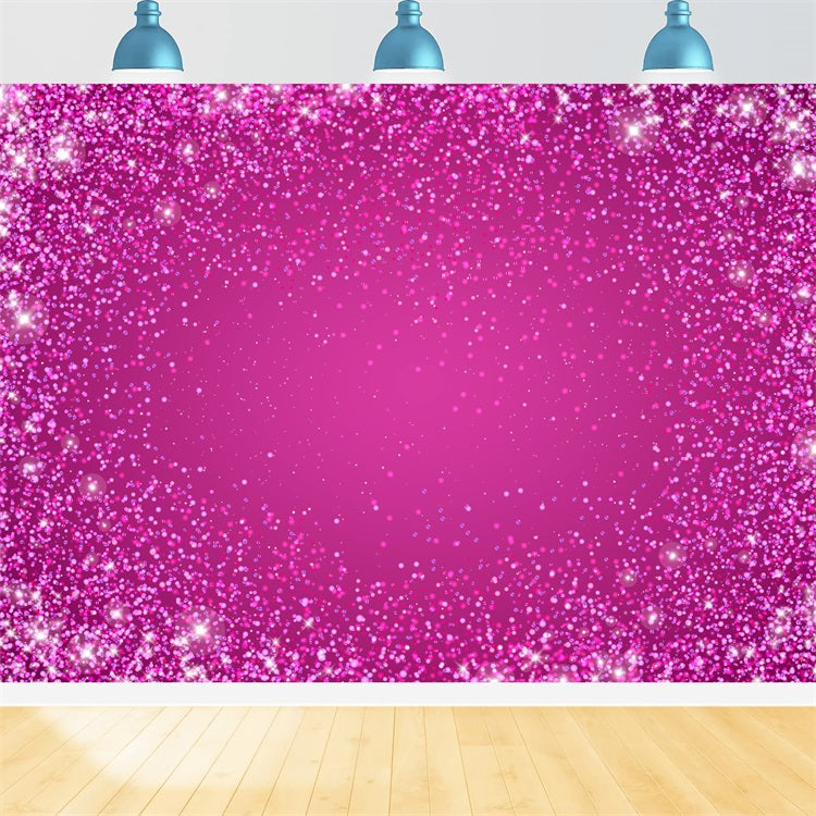 Toile de fond Fille Rose pour Fête Célébration Rose Brillante CJJ2-76