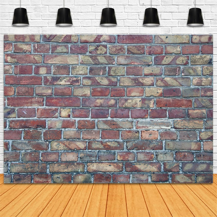 Toile de fond Brique Mur Vintage Rustique CJJ3-13