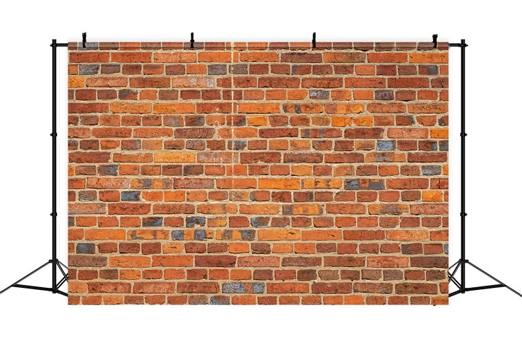 Toile de fond Mur Brique Mélange de Tons Chaleureux CJJ3-31