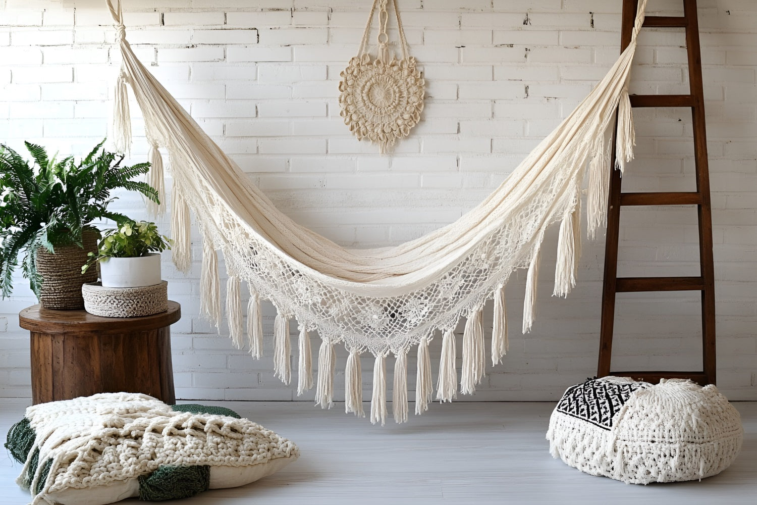 Toile de fond Bohème Hamac Suspendu Douillet CSH4-151