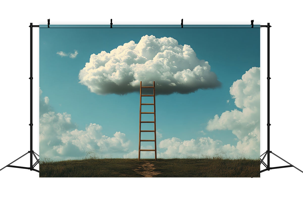 Toile de fond Ciel Nuages Échelle Flottante CSH4-244