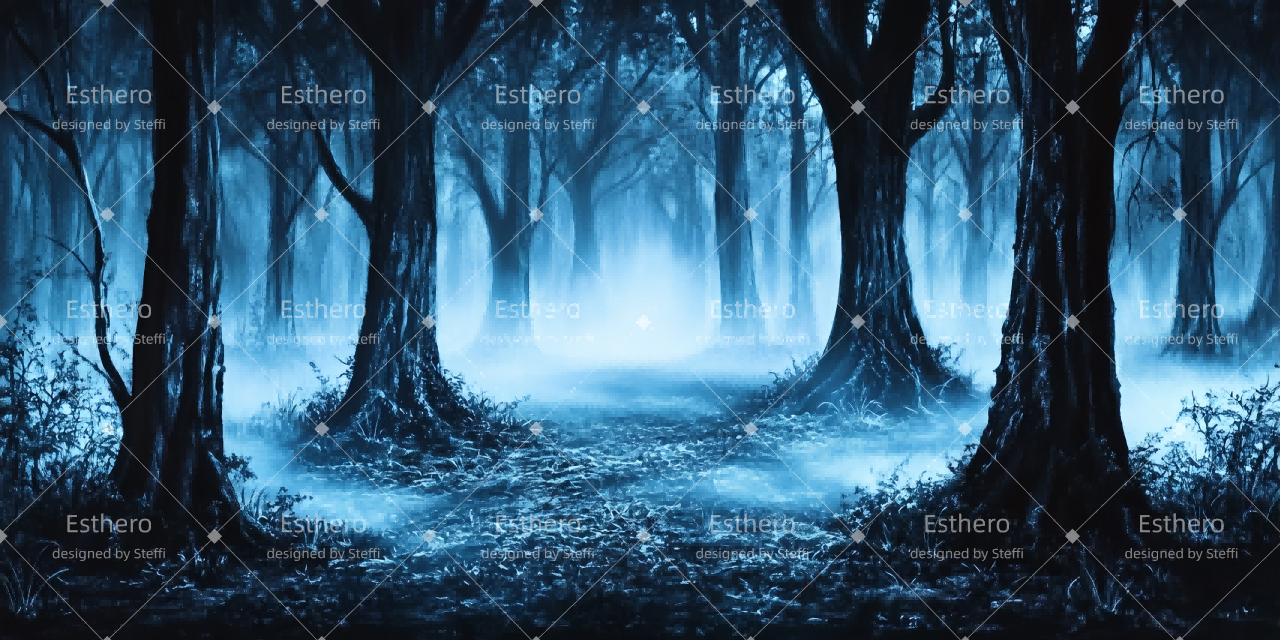 Fond de Scene Forêt Sombre CSH510-T119
