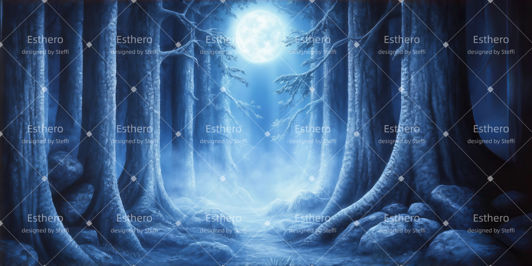 Fond de Scène Forêt Sombre CSH510-T82
