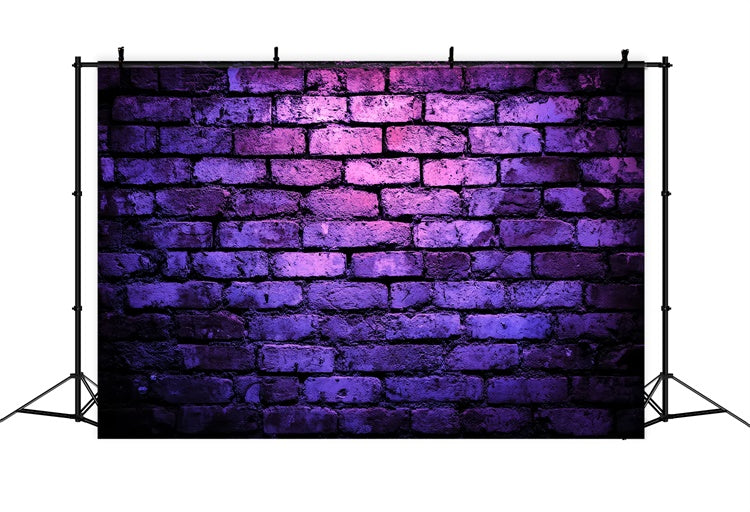 Toile de fond Mur de Brique Violet Rétro Texture CSH6-142