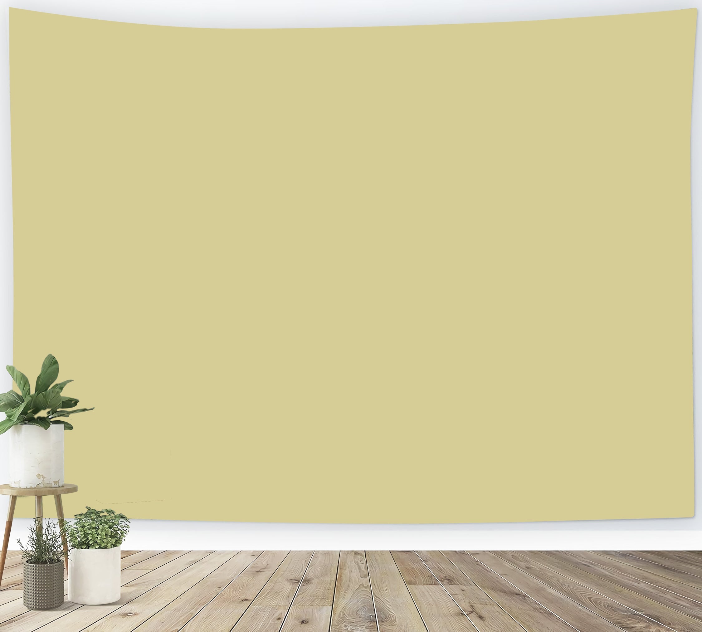 Toile de Fond Jaune Jaune Beurre Chaud Nuance Lisse CSH62-11