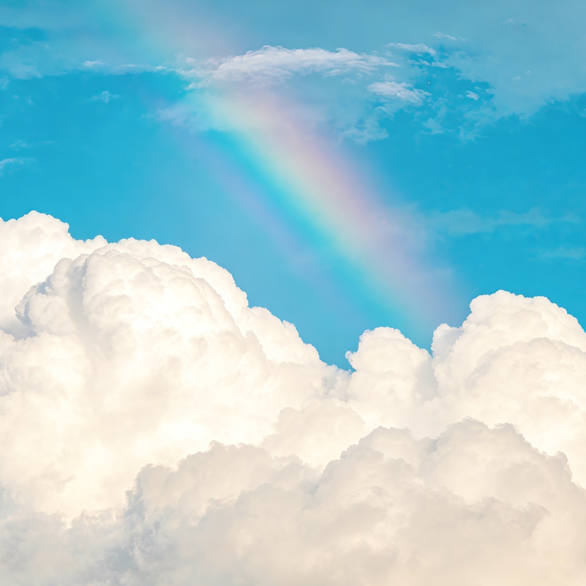 Fond Photo Ciel Arc-En-Ciel Nuages Duveteux Ciel CSH62-130