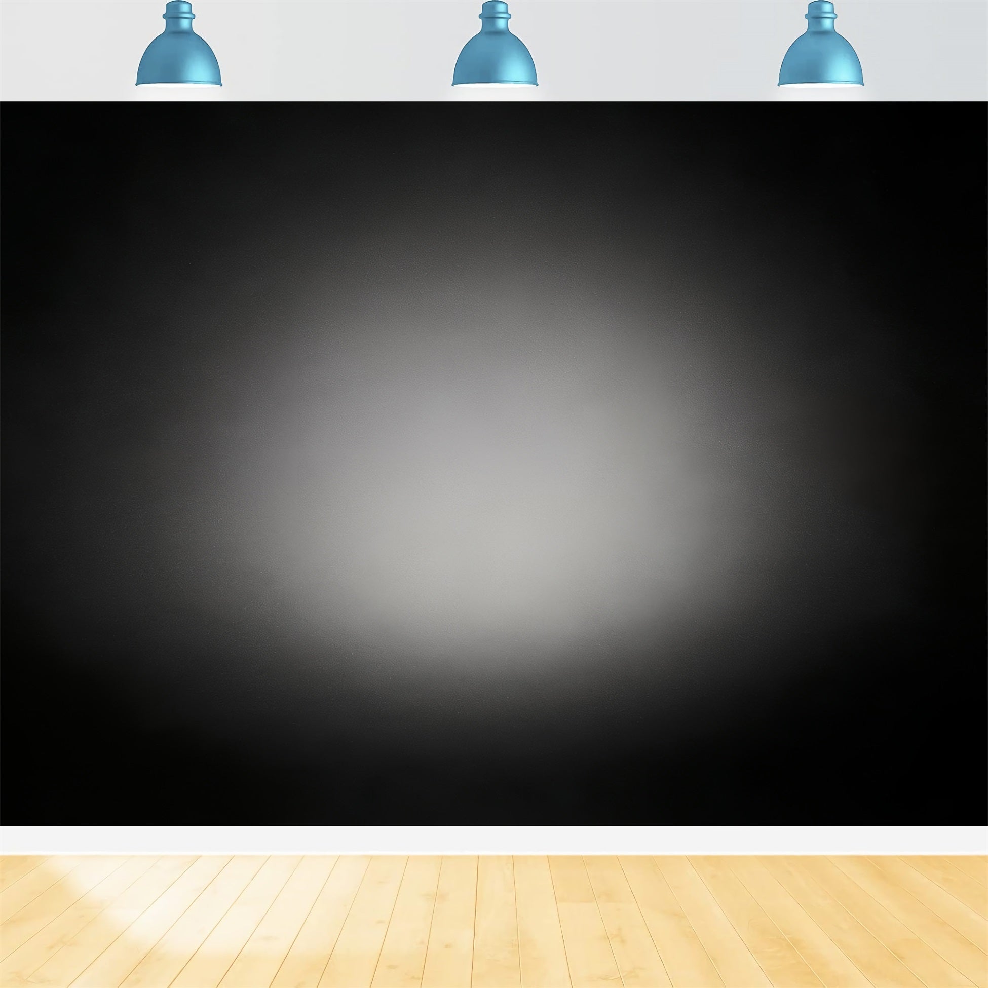 Fond Dégradé Blanc Projecteur Doux Fondu Sombre CSH62-54