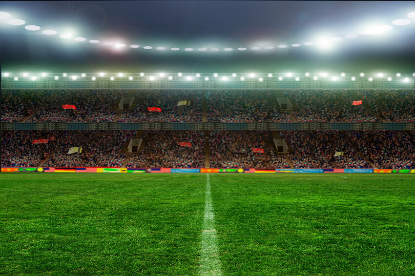 Toile de fond de photo de Terrain de football G-264