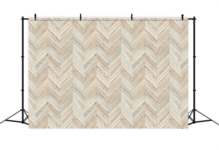 Toile de fond Photographie Bois Chevron Beige GQ4-131