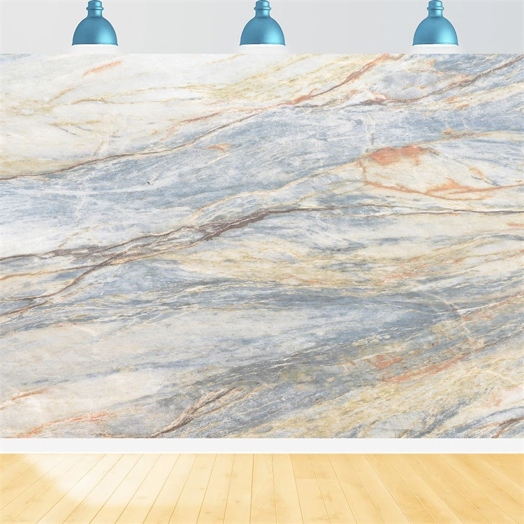 Toile de fond Photographie Marbre Bleu Beige Abstrait GQ4-134