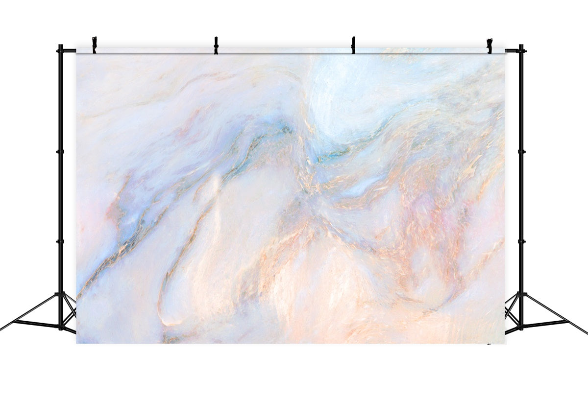 Toile de fond Photographie Marbre Tourbillon Pastel Veines Rêveuses GQ4-157