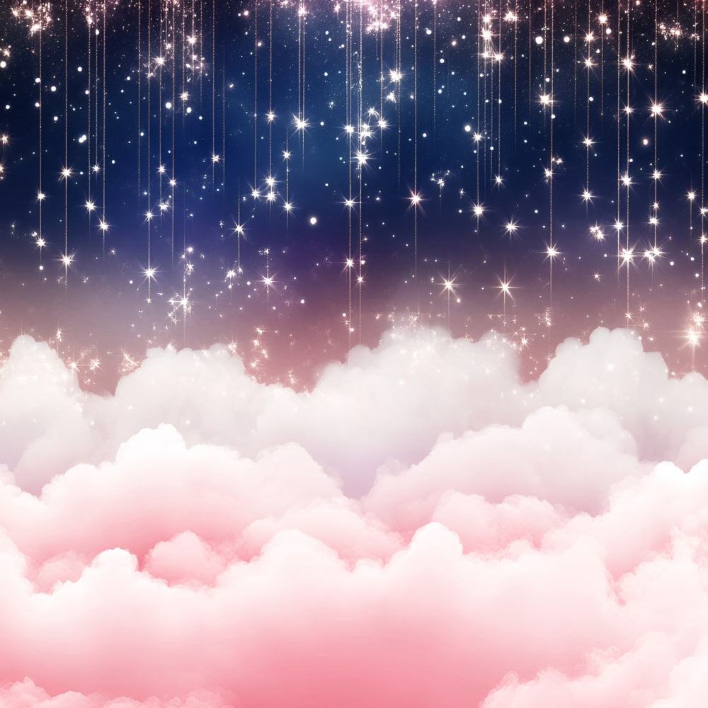 Toile de fond Photo Nuages Nuit Scintillante Nuage GQ57-117