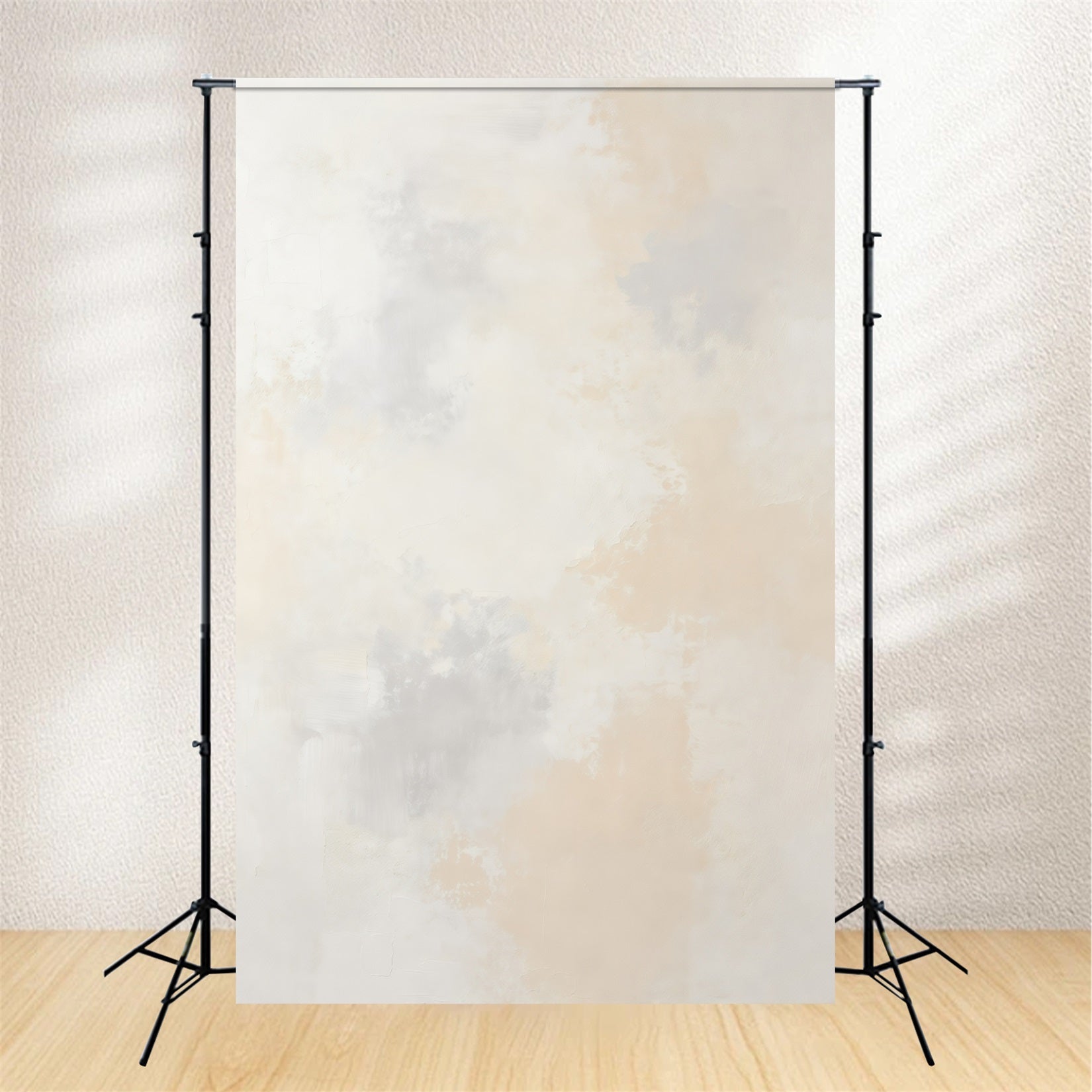 Fond Limewash Brume Ivoire Texture Neutre Portrait GQ64-32
