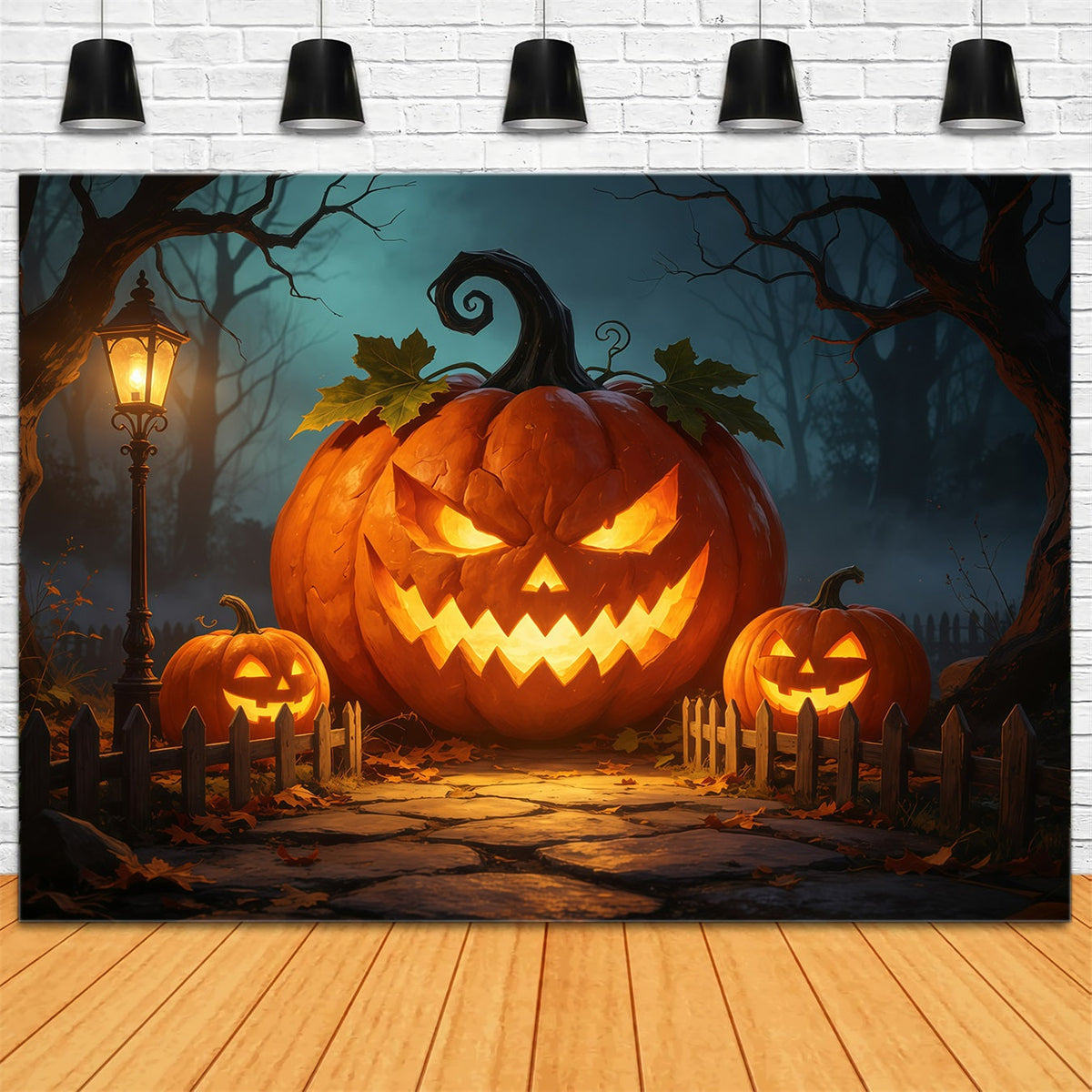 Décor De Citrouille Géante Lumineuse Jack O' Lantern Porte D'Entrée Décor D'Halloween Disney GQ67-82