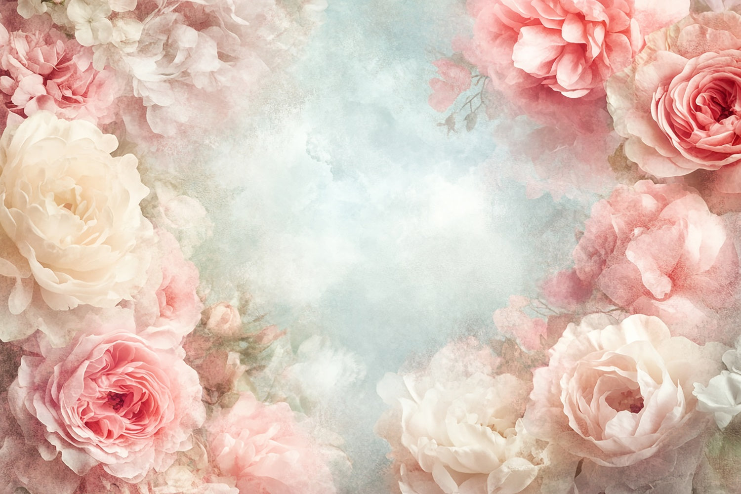 Toile de Fond Photographie Beaux-Arts Douce Élégance Pivoine GTY-59