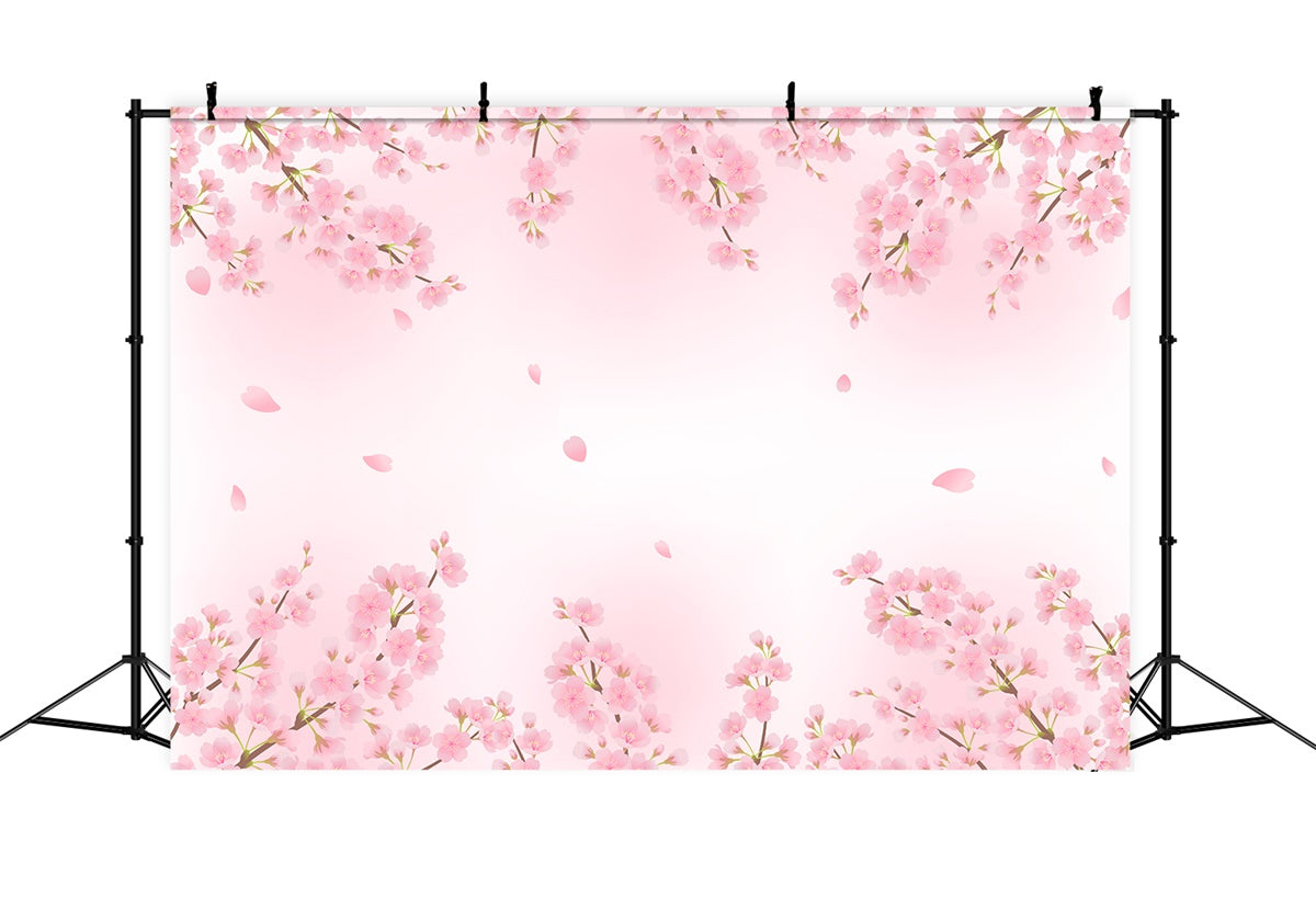 Toile de fond Maternité Délicates Fleurs de Cerisier GTY2-49