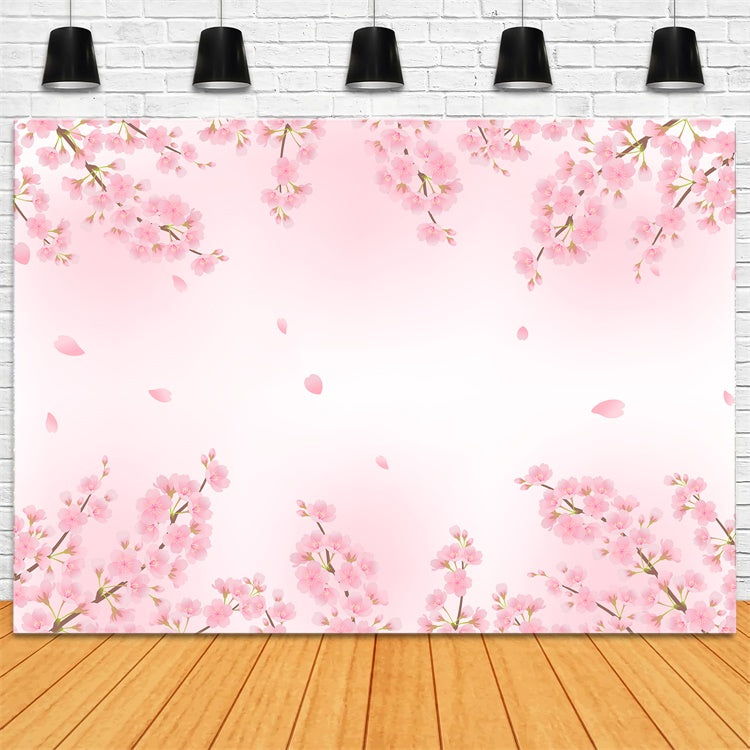 Toile de fond Maternité Délicates Fleurs de Cerisier GTY2-49