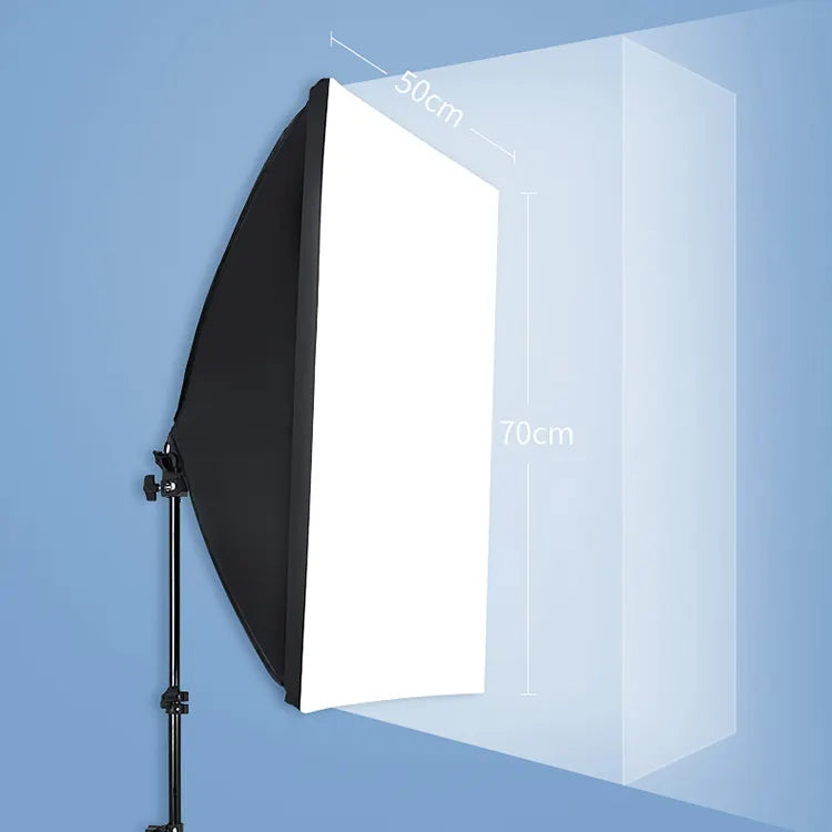 Photographie Lumière 2 Pièces Kit d'éclairage Softbox avec 185W Ampoules BP1691
