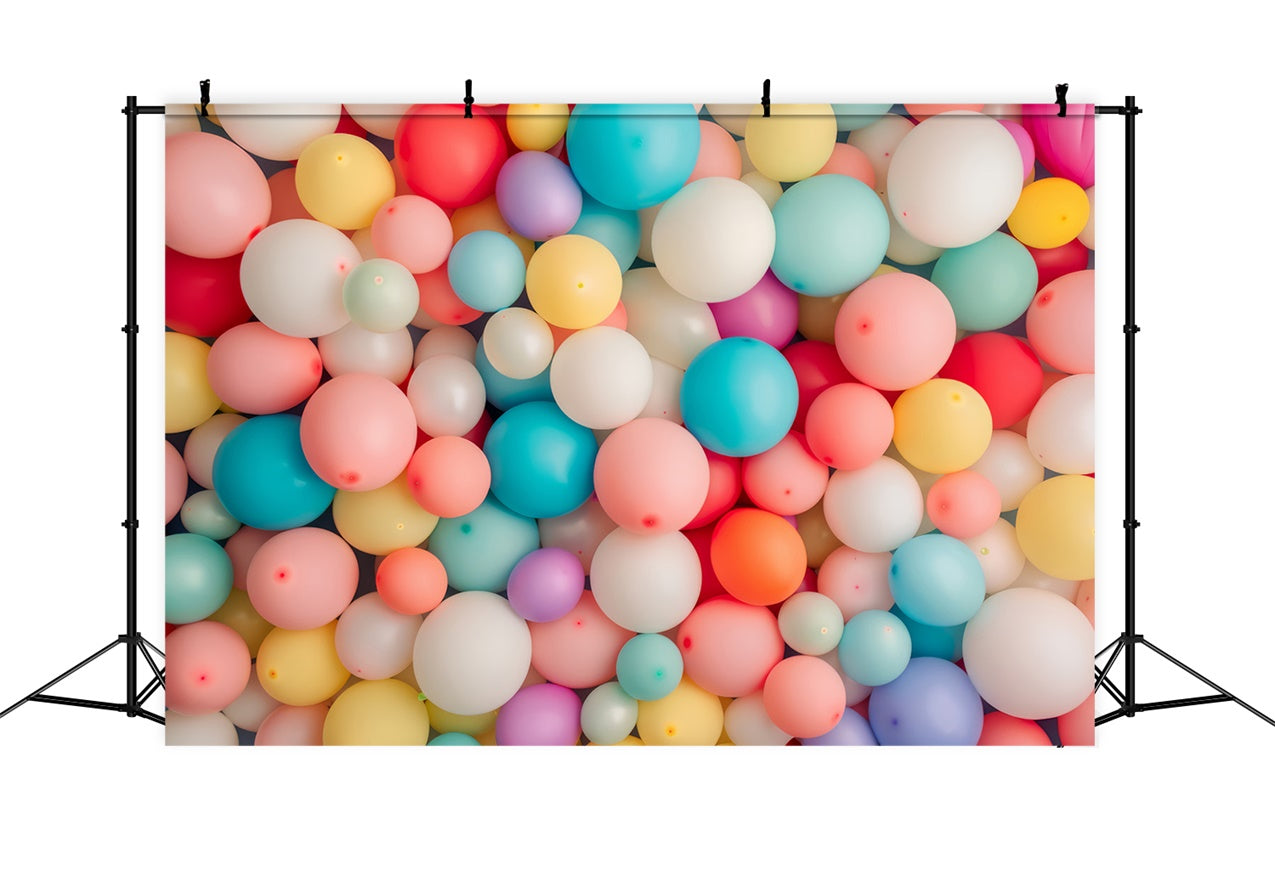 Fond Animal de compagnie Ballons Fête Pastel LXX1-293