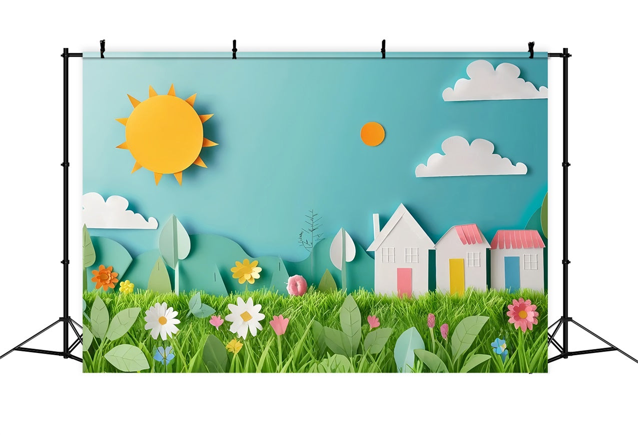Toile de fond Animal de compagnie Paysage Papier Découpé Floral LXX1-297