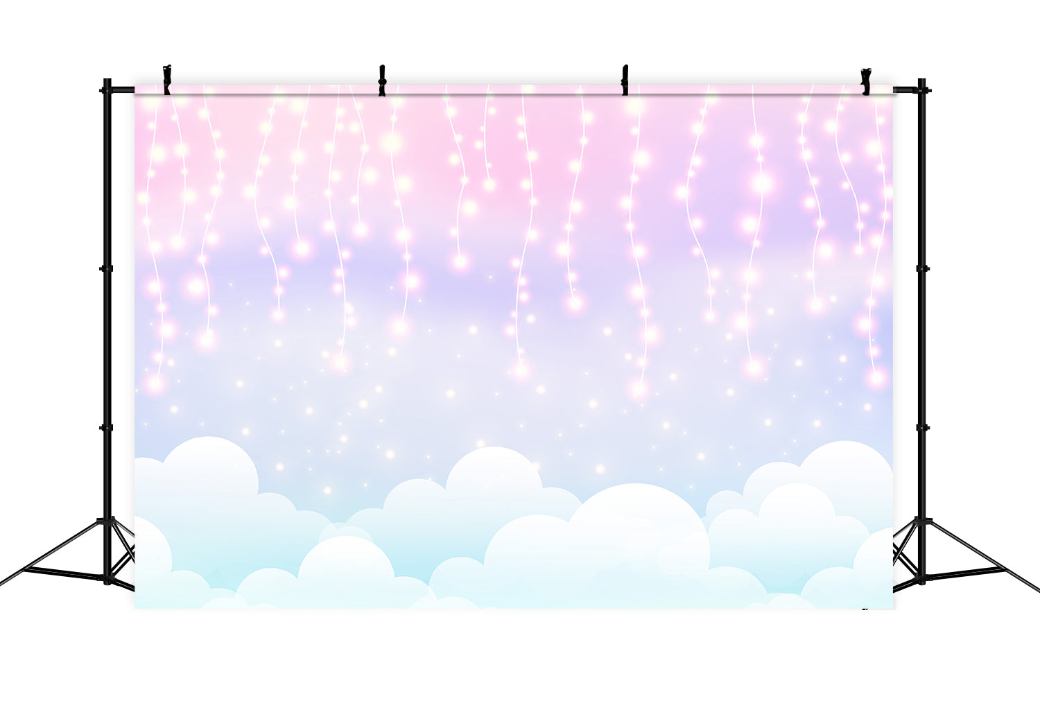 Toile de fond Ciel Nuages Magiques Câbles Lumineux LXX1-330