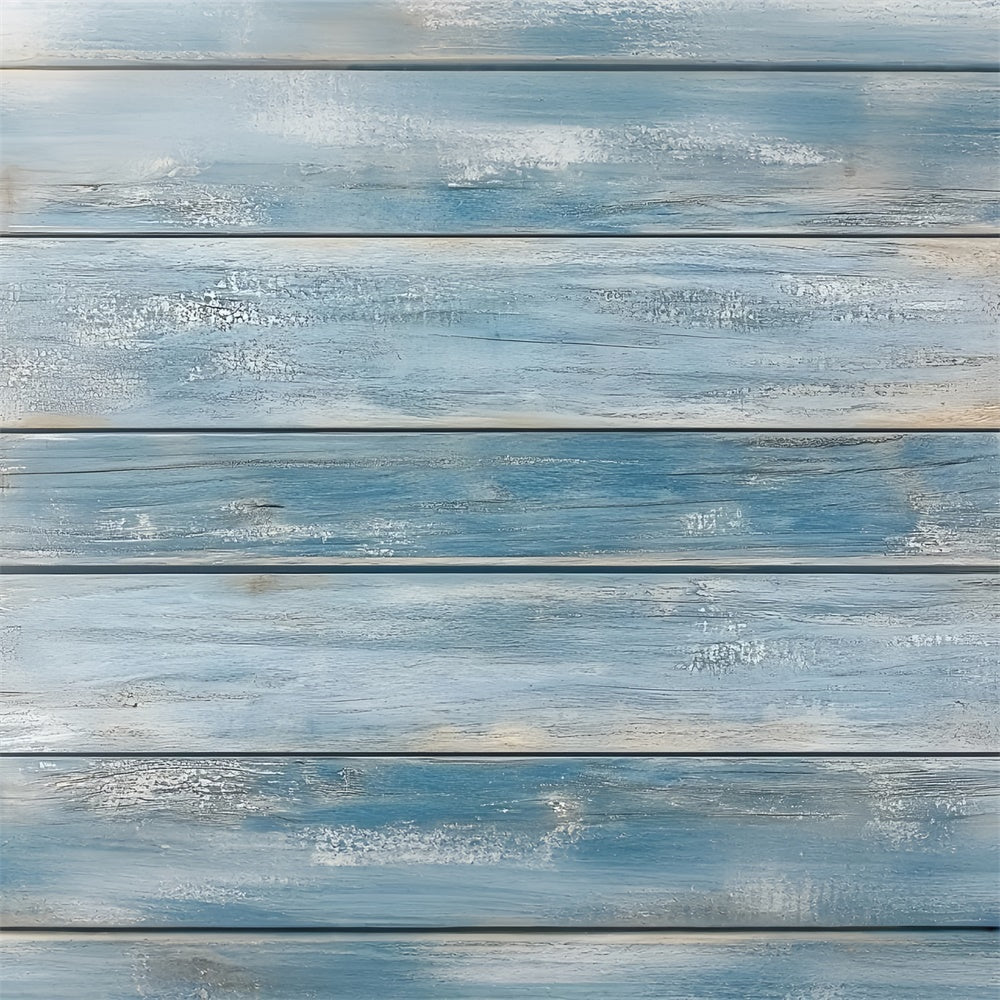 Toile de fond sol Bois vieilli bleu LXX2-253