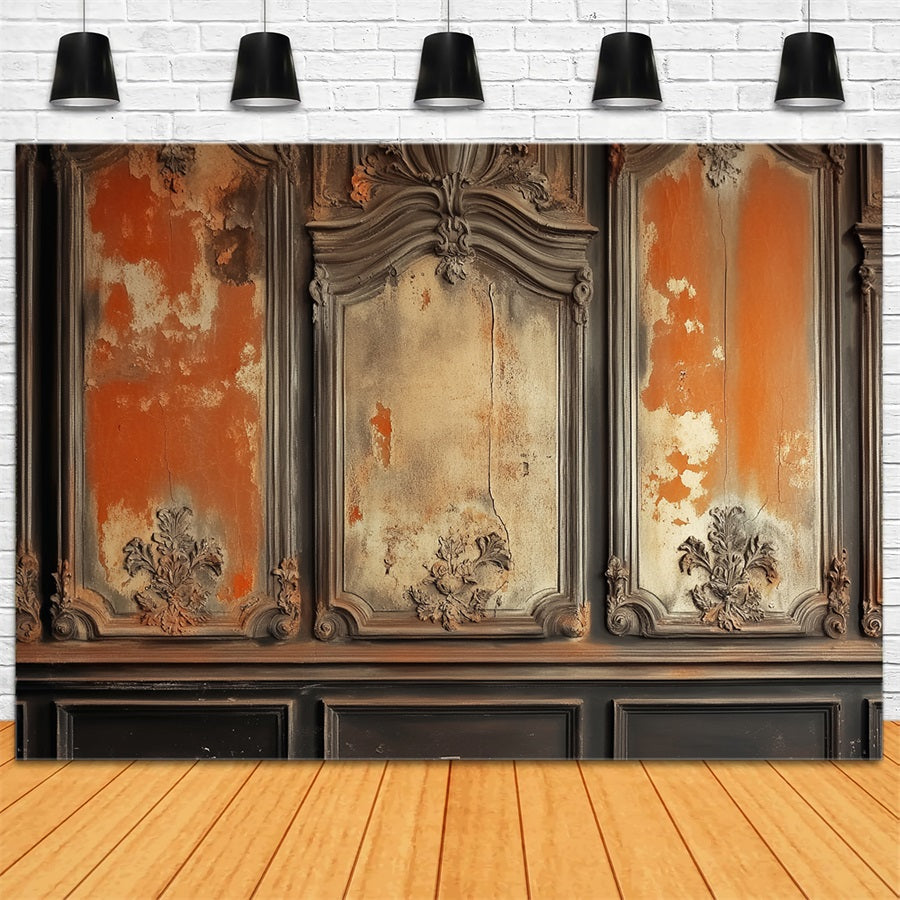 Toile de fond victorienne Texture murale rustique antique Toile de fond murale vintage LXX510-104