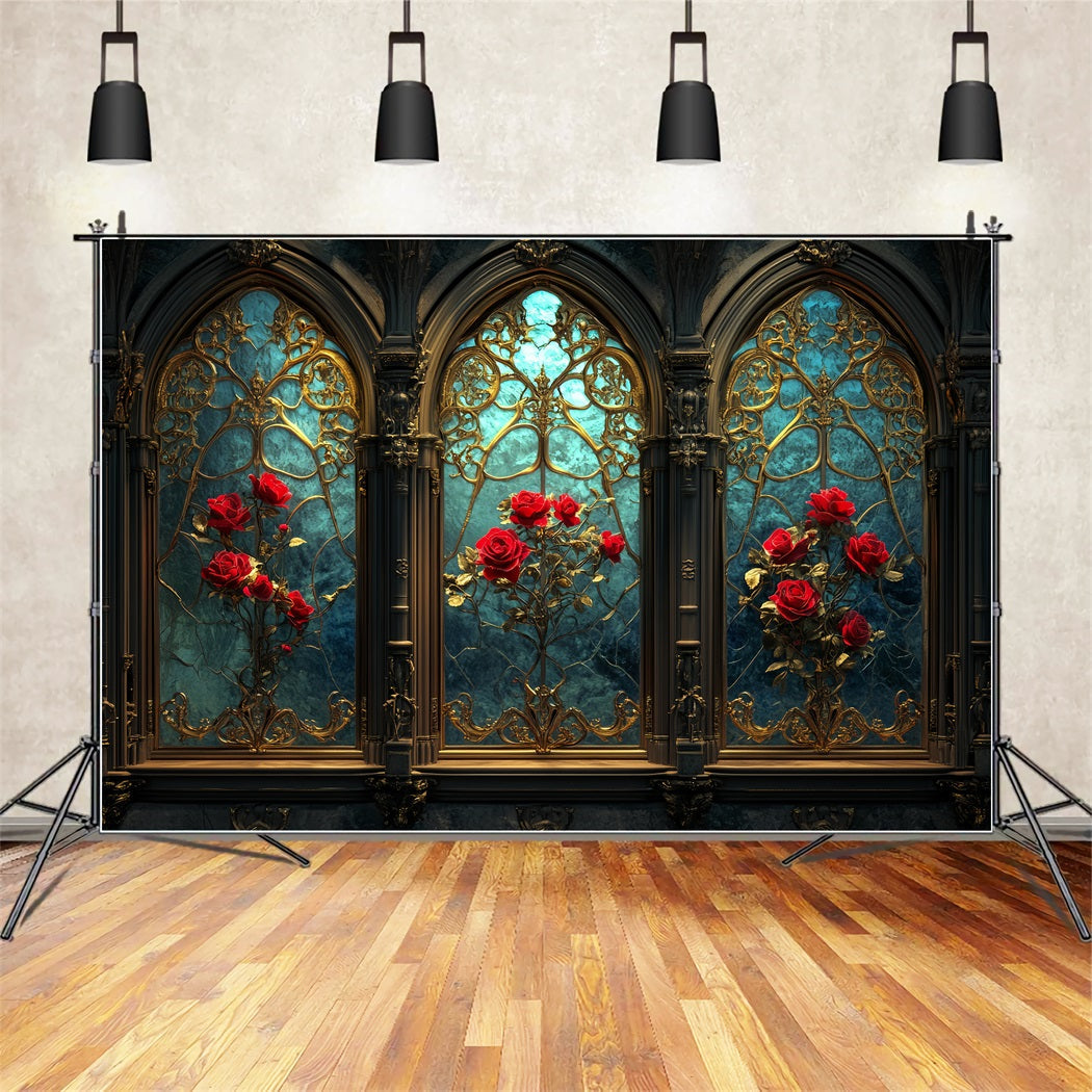 Fond mural vintage Rose gothique Teinté Élégance Fond victorien LXX510-134