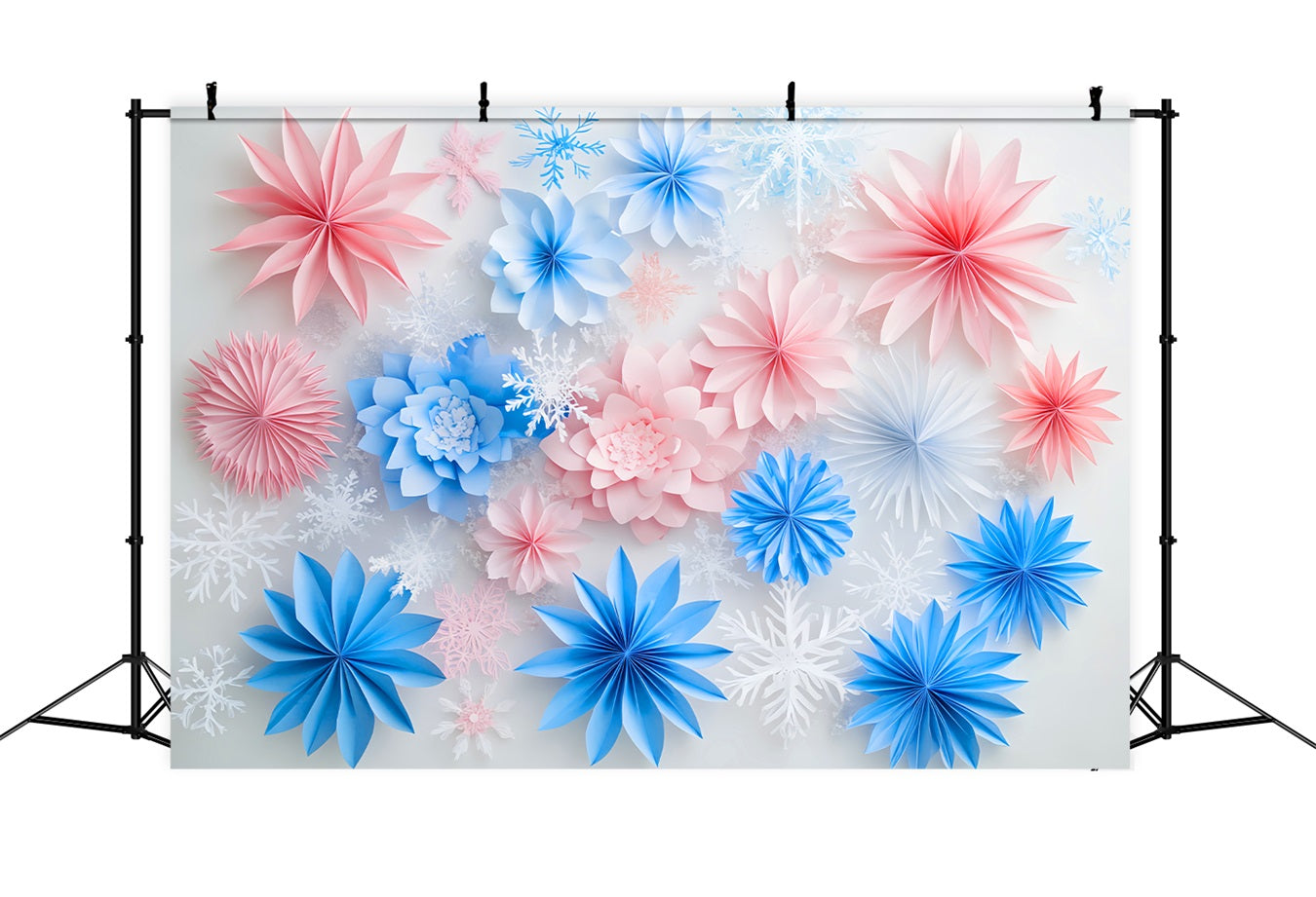 Fonds photographiques hivernaux Papier givré Rêve floral Fond hivernal LXX510-97