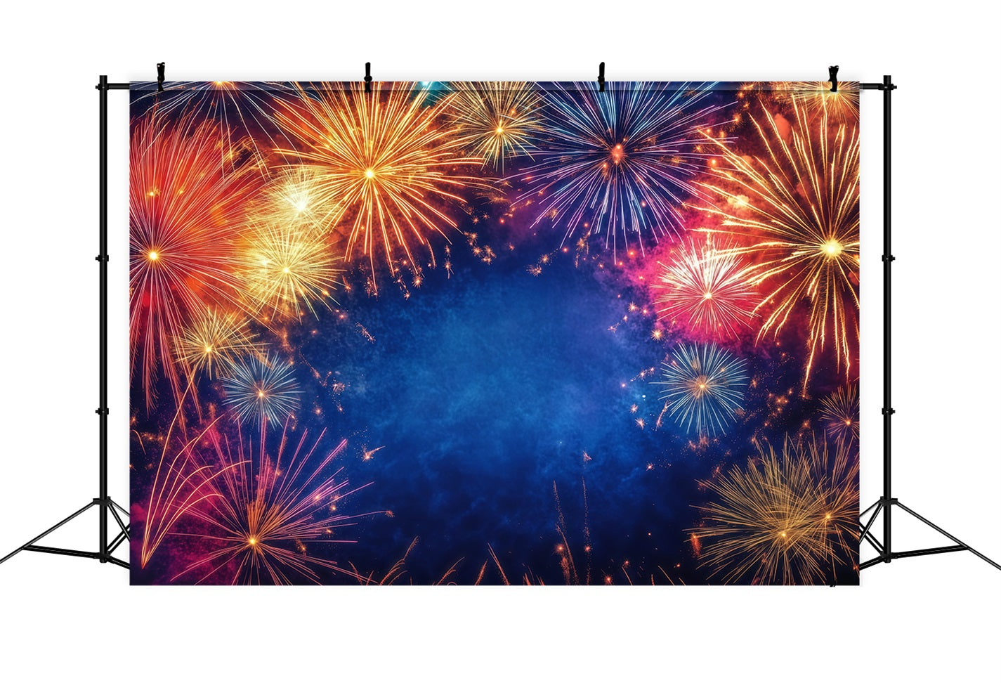 Fond pour le Nouvel An Feux d'artifice radieux Explosion Bonne année 2026 Bannière LXX512-10